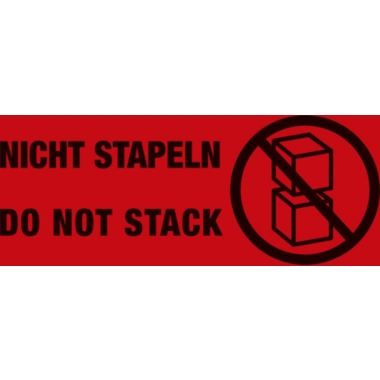 ratioform Etichette segnaletiche, stampa Do not stack!, conf. da 1000 pz., lungh. x largh. 145 x 70 mm, a partire da 10 conf.