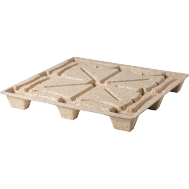 ratioform terra Pallet in legno pressato, marrone, lungh. x largh. 1140 x 1140 mm, 2700 kg, a partire da 100 pz. 2
