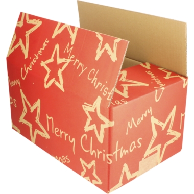 Scatola per spedizioni Christmas Stars