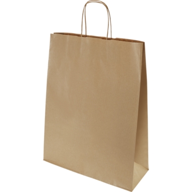 Sacchetto di carta FRESH, marrone, lungh. x largh. x alt. 425 x 320 x 130 mm, 100 g/m², conf. da 250 pz., a partire da 10 conf.