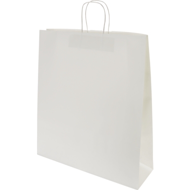 Sacchetto di carta FRESH, bianco, lungh. x largh. x alt. 500 x 440 x 140 mm, 110 g/m², conf. da 150 pz., a partire da 10 conf.