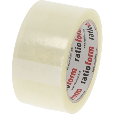 ratioform Nastro da imballaggio in PP, spessore del materiale 45 µm, conf. da 6 rotoli, trasparente, larghezza 50 mm, a partire da 18 conf. 1