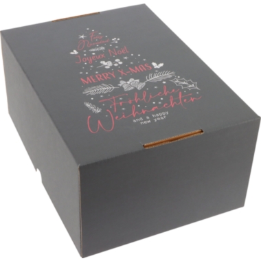 ratioform Scatola con coperchio a cappuccio International Christmas Tree
