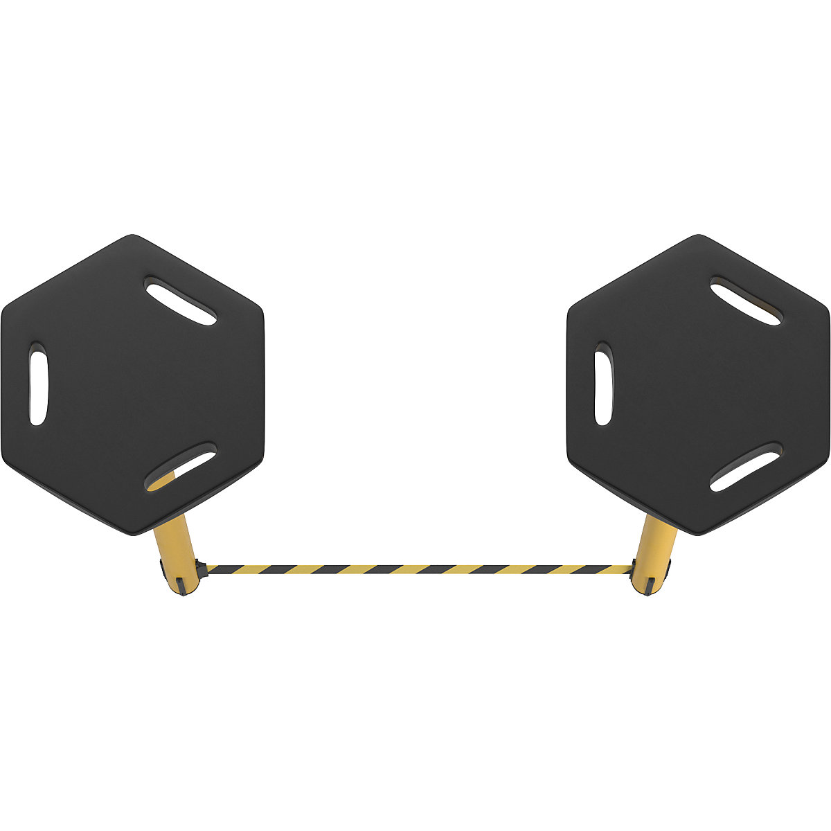 Afzetpalen met uittrekbaar lint, VE = 2 stuks (Productafbeelding 4)-3