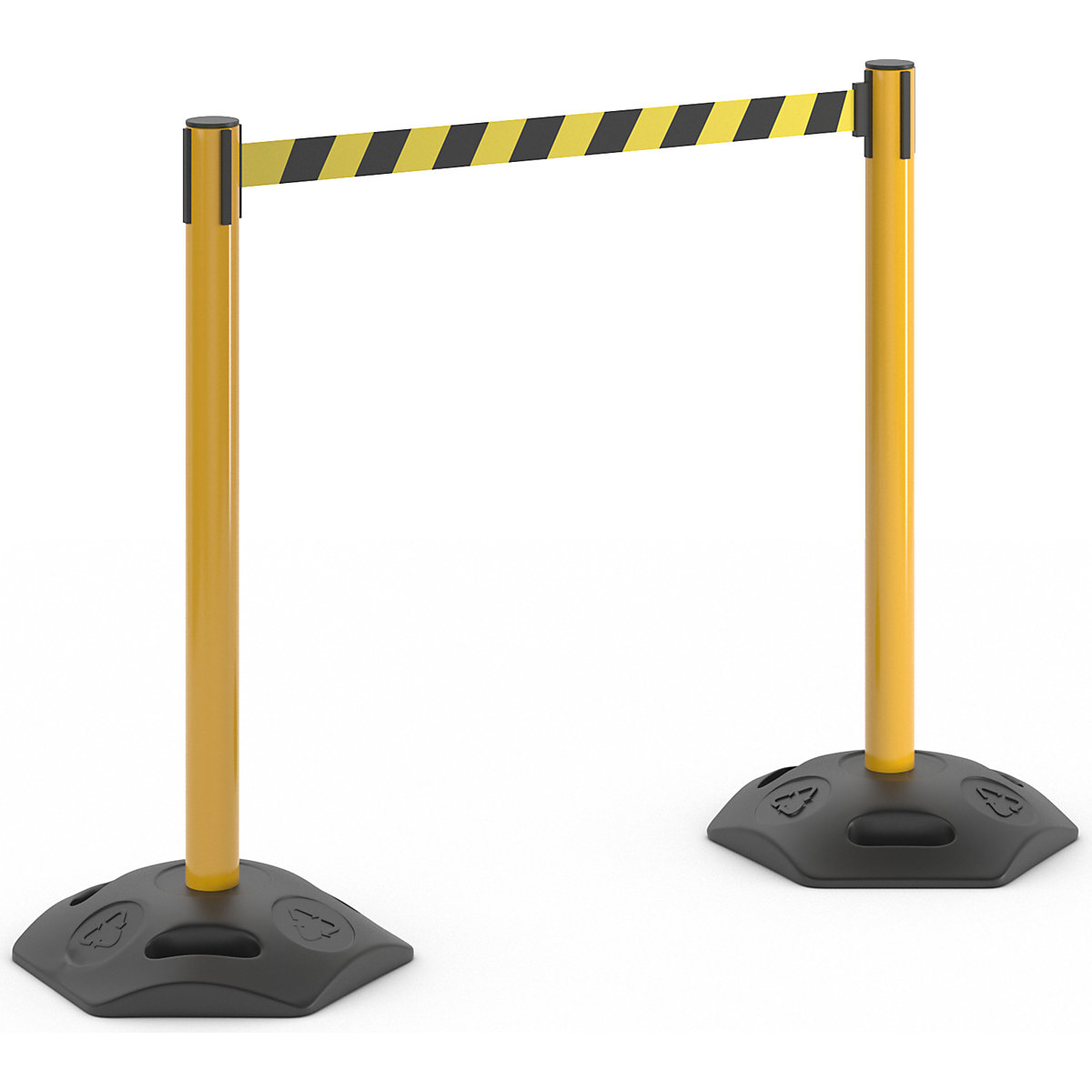 Afzetpalen met uittrekbaar lint, VE = 2 stuks (Productafbeelding 3)-2