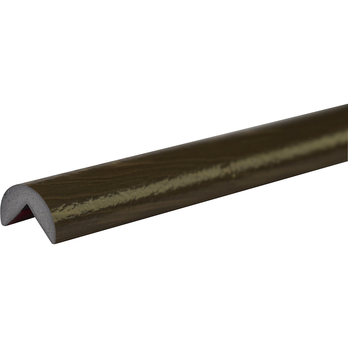 Knuffi®-hoekbescherming – SHG, type A, stuk van 1 m, gecoat hout kaki-27