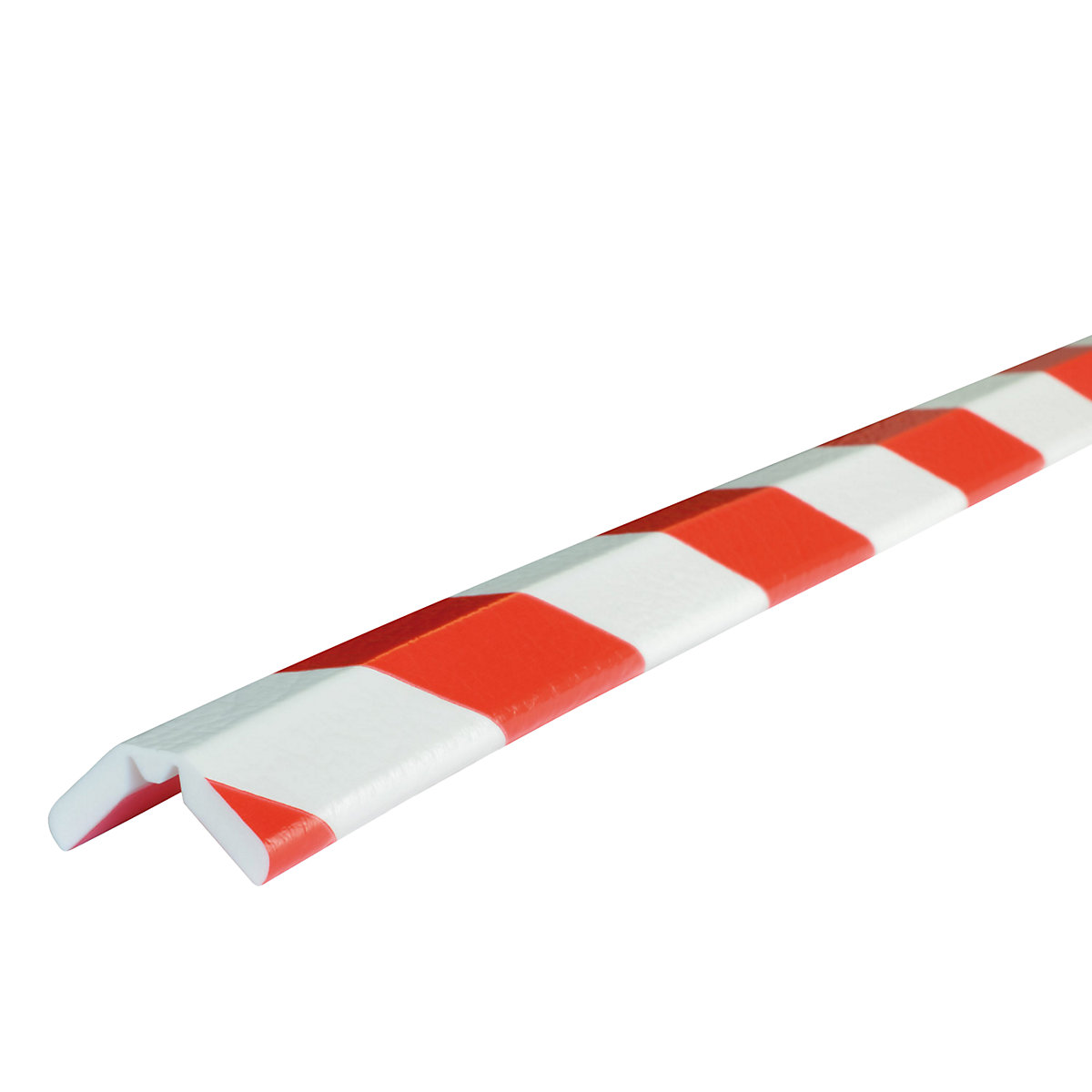 Knuffi®-hoekbescherming – SHG, type W, stuk van 1 m, rood/wit-12