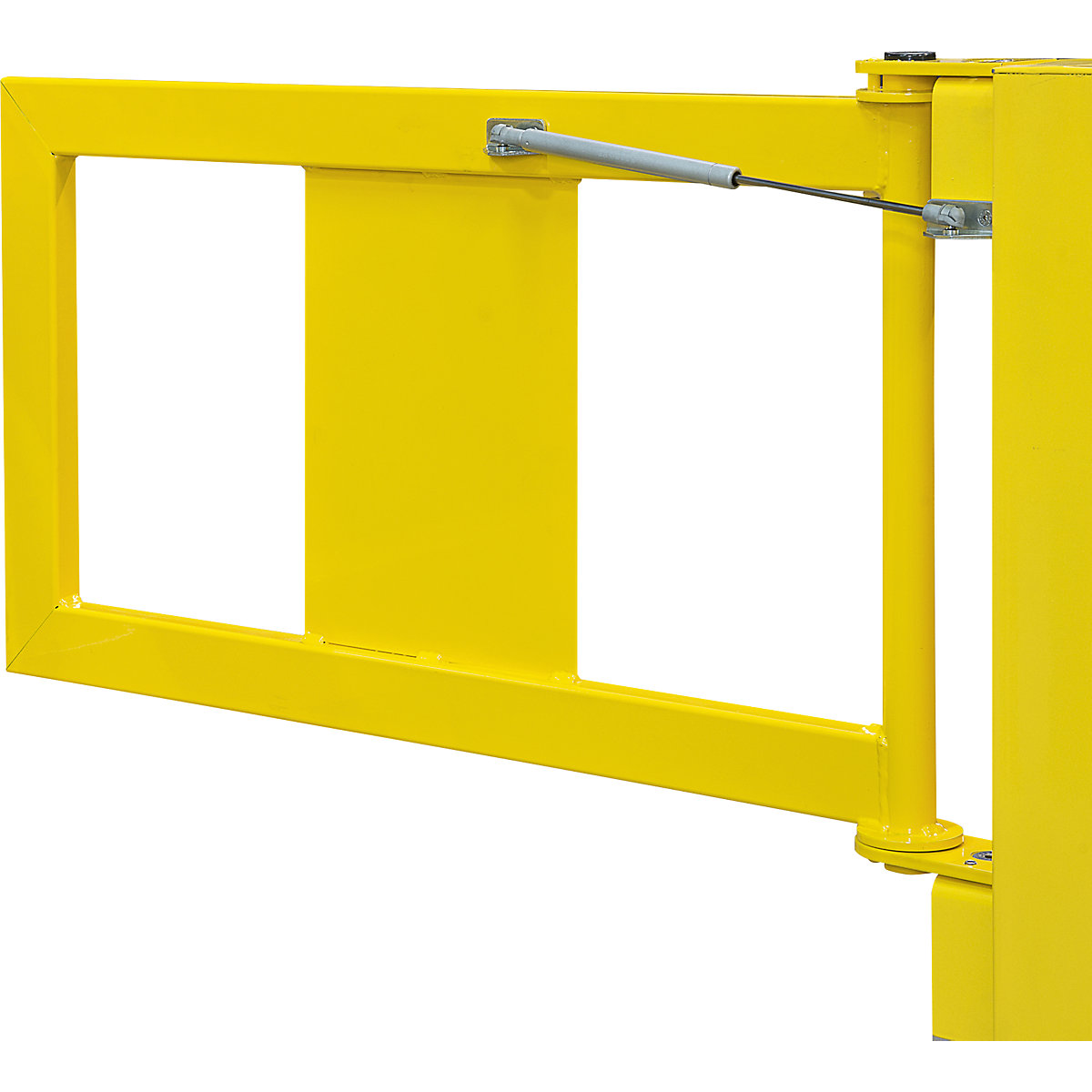Deur voor veiligheidshek, XL-Line, geel, met gasdrukveer, zelfsluitend-2