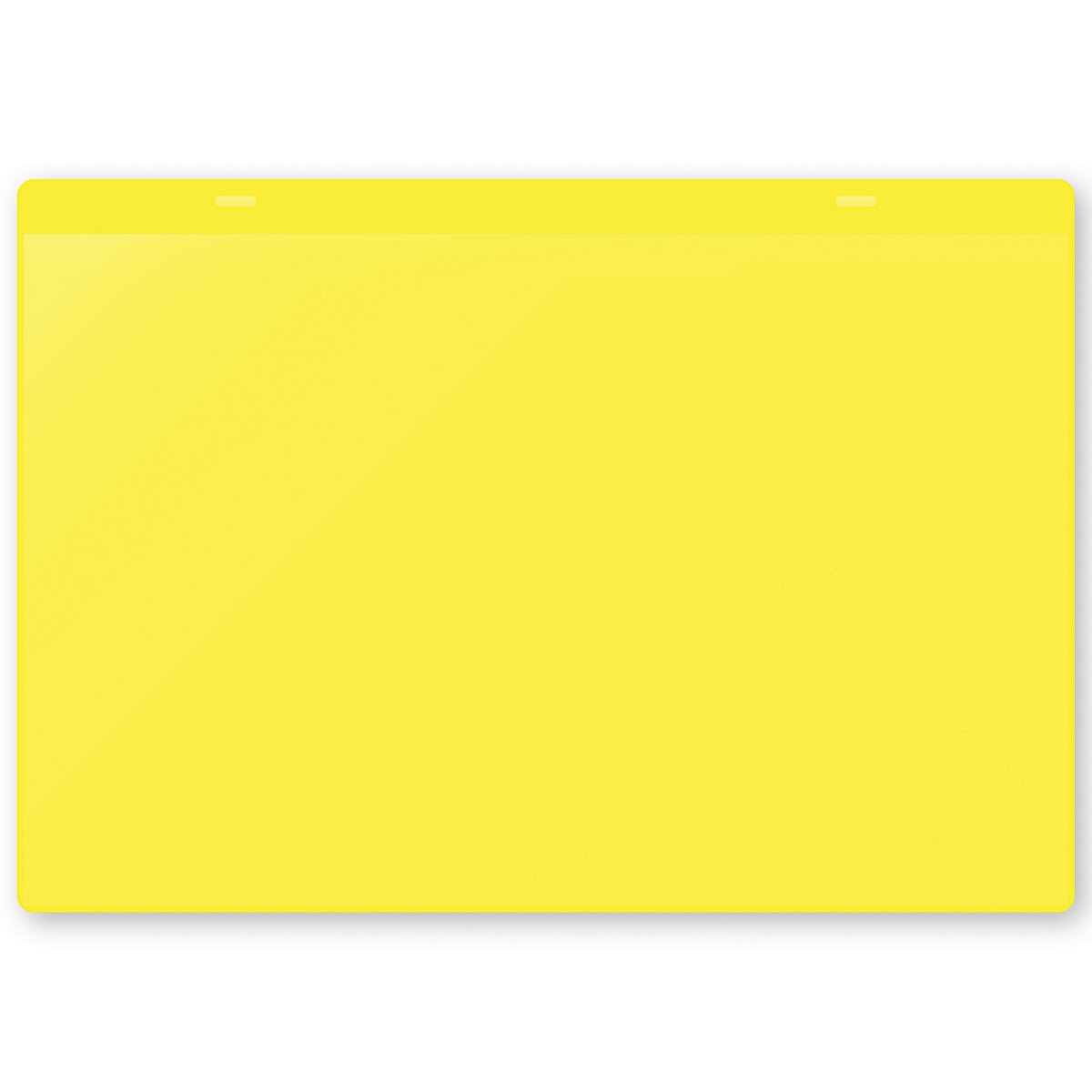 Documenthoezen, magnetisch, A4 liggend, VE = 10 stuks, geel-2