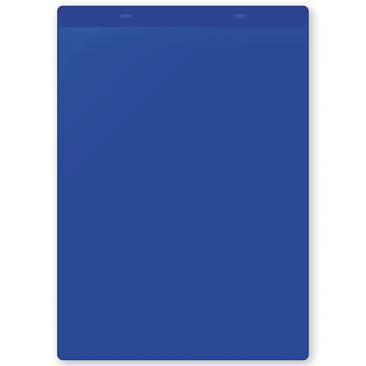 Documenthoezen, magnetisch, A4 staand, VE = 10 stuks, blauw-2