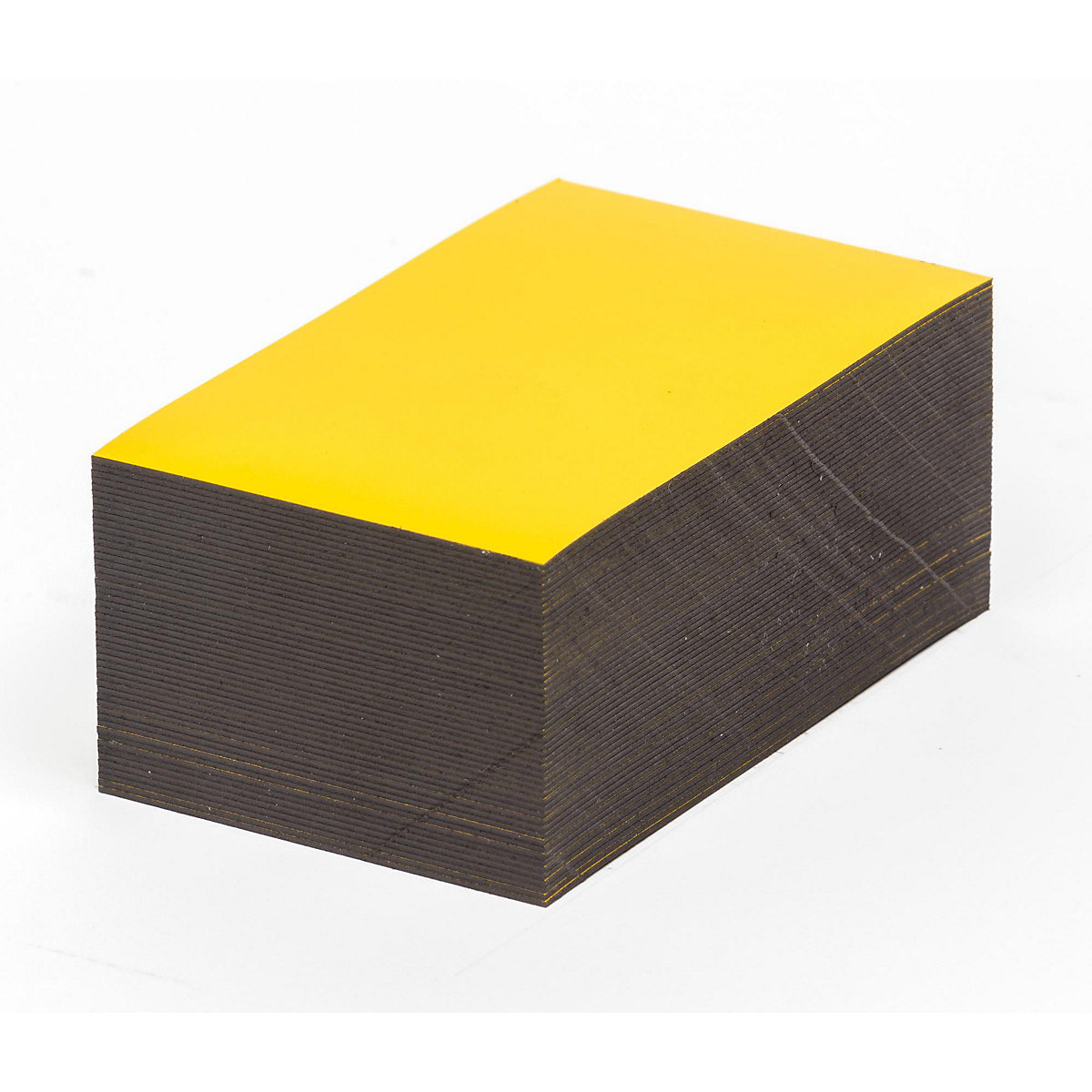 Magnetisch label, geel, h x b = 30 x 100 mm, VE = 100 stuks-20