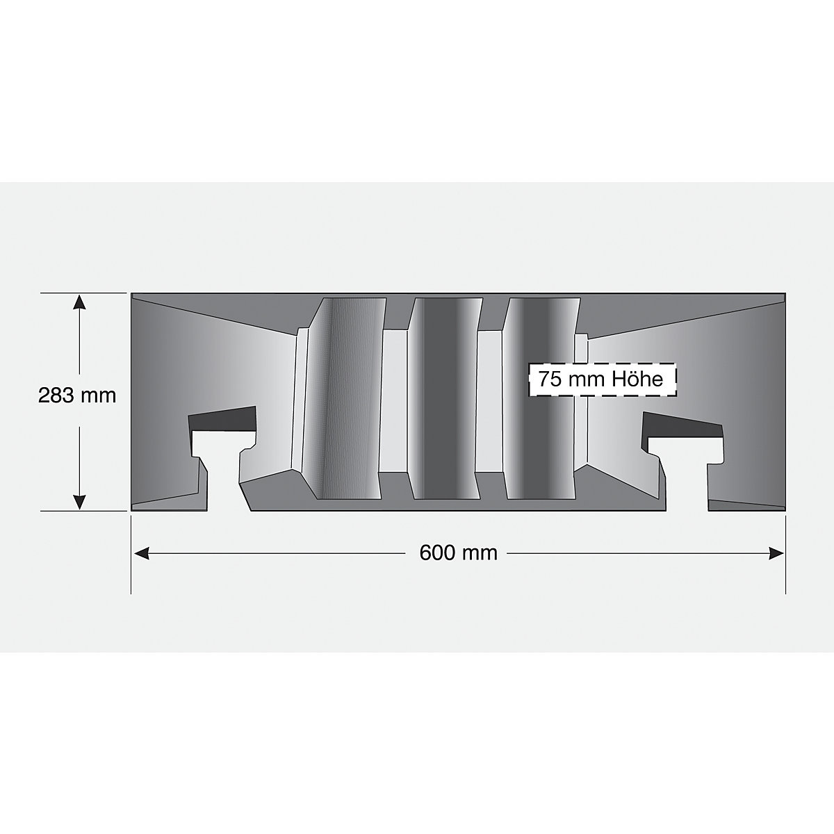Kabelbrug, hoogte 75 mm (Productafbeelding 2)-1