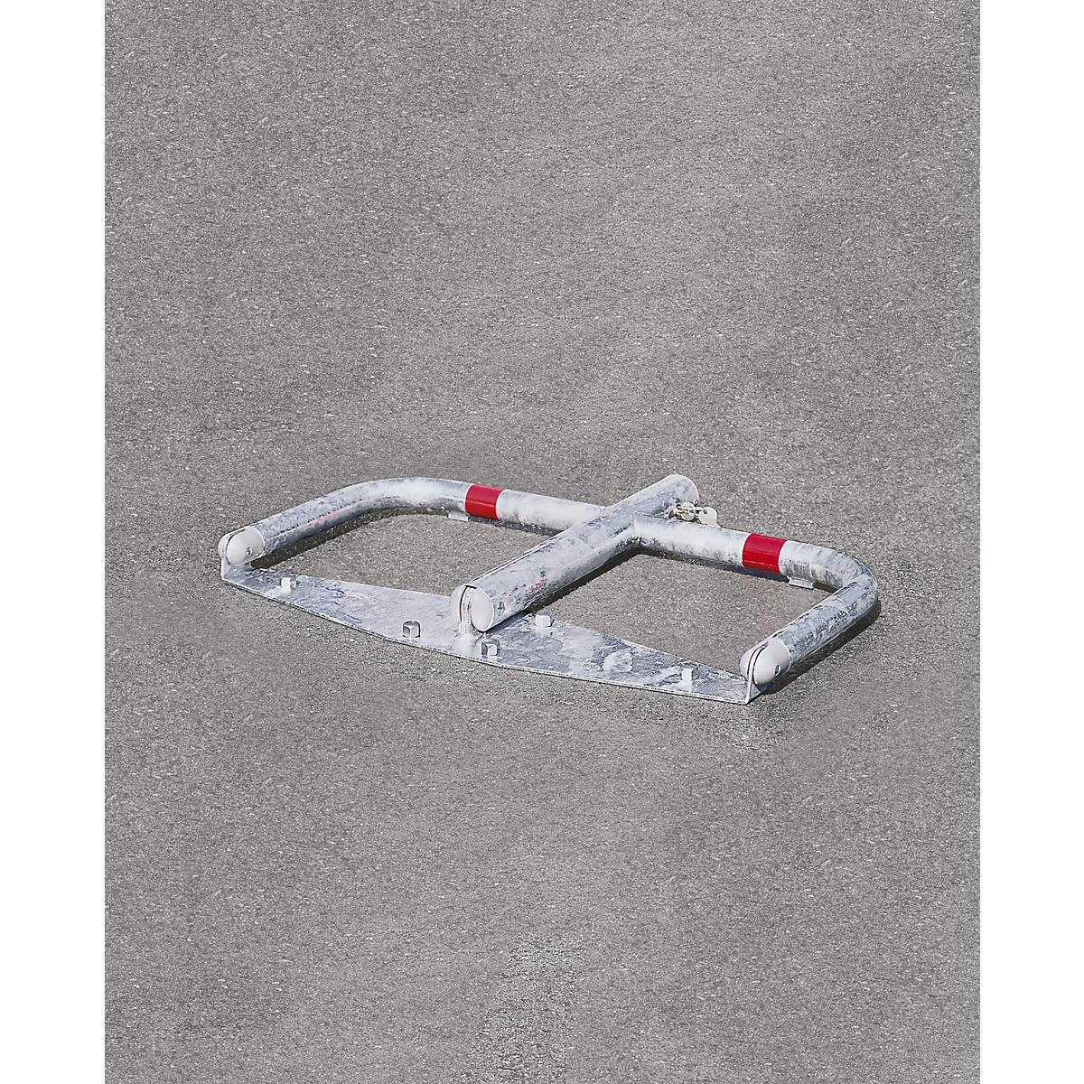 MONZANA Parkeerbeugel Set Van 2 - Neerklapbare Afzetpaal Met Hangslot