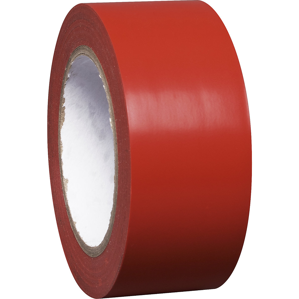 Bodemmarkeerband van vinyl, eenkleurig, breedte 50 mm, rood, VE = 8 rollen-3