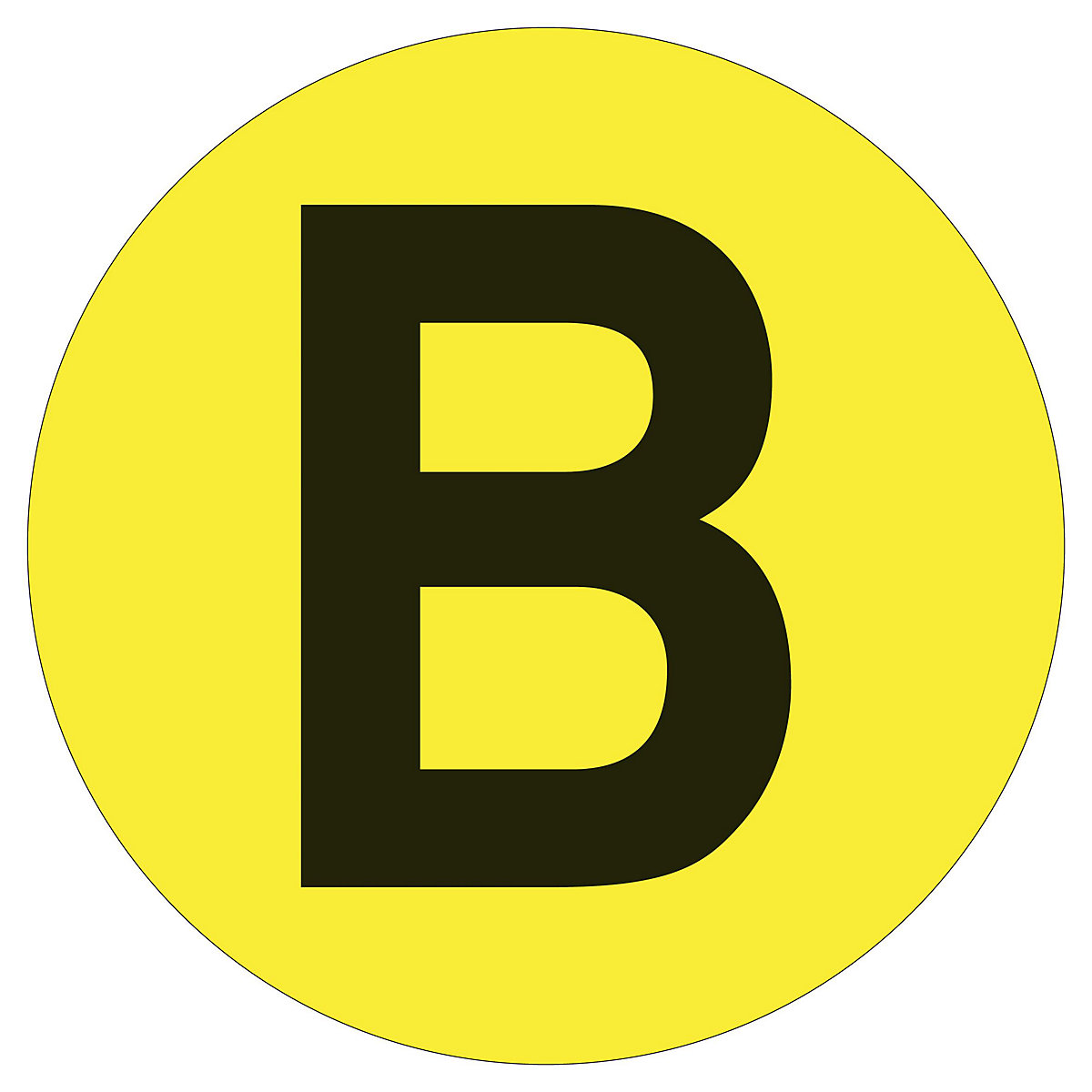 PVC-vloermarkeringen, letters, VE = 10 st., letter B-17