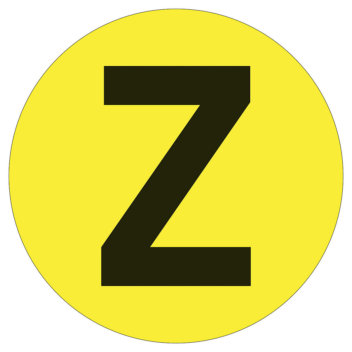 PVC-vloermarkeringen, letters, VE = 10 st., letter Z-14