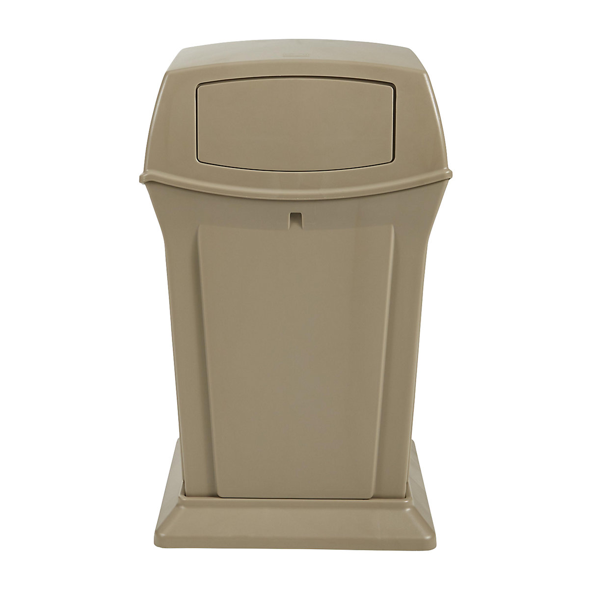 Rubbermaid Abfallbehälter (PE), feuerhemmend, Volumen 170 l, BxHxT 632 x 1054 x 632 mm, beige
