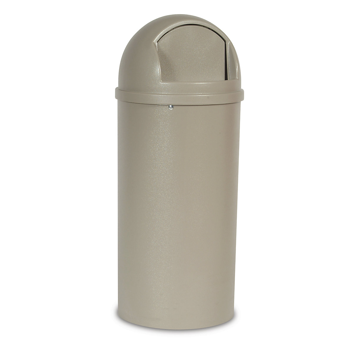 Abfallbehälter (PE), feuerhemmend Rubbermaid, Volumen 57 l, HxØ 930 x 390 mm, beige-2