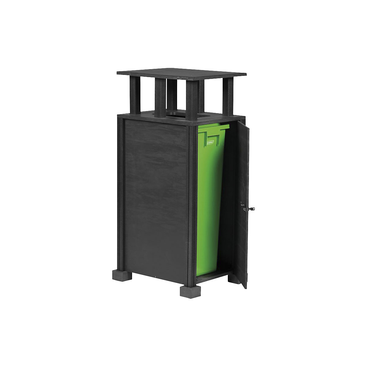 Außen-Abfallbehälter, 100% recycelte Materialien Probbax (Produktabbildung 2)-1