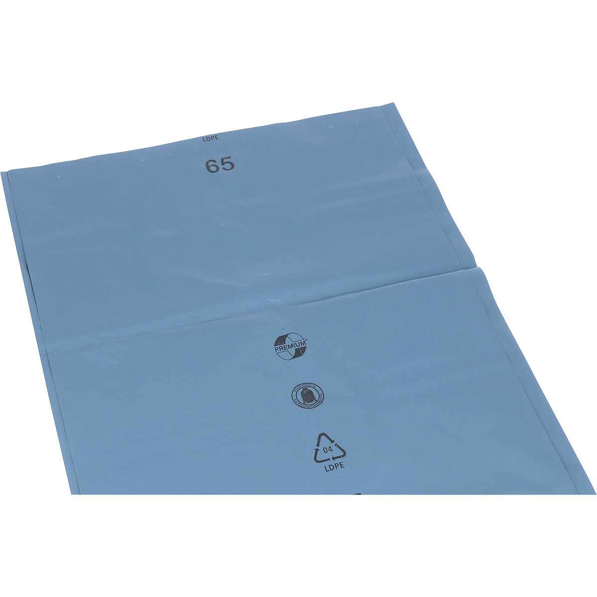 Abfallsack für 120 l Mülltonne, LDPE, 100 µm