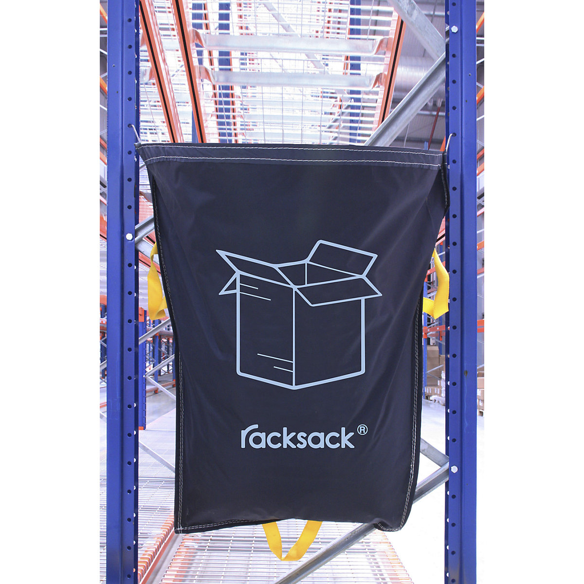 Racksack®, Volumen 160 l, Motiv Kartonagen, blau