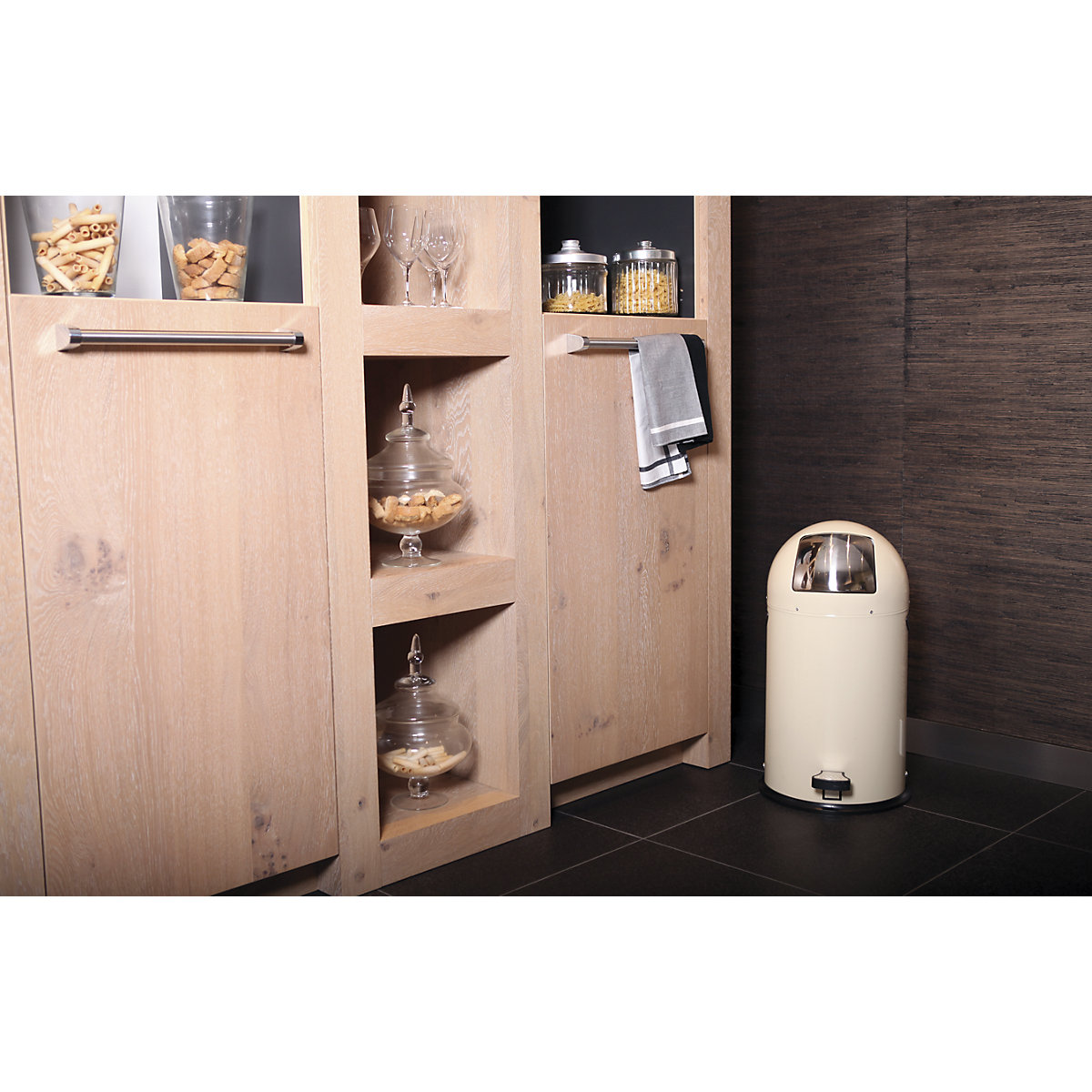Push-Mülleimer mit Pedal EKO (Produktabbildung 3)-2
