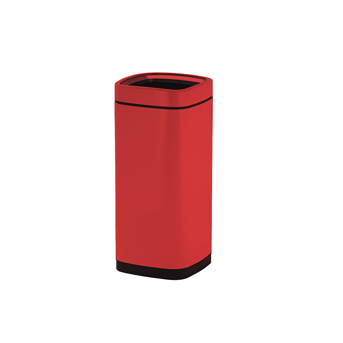 EKO Papierkorb mit Innenbehälter, Volumen 35 l, rot