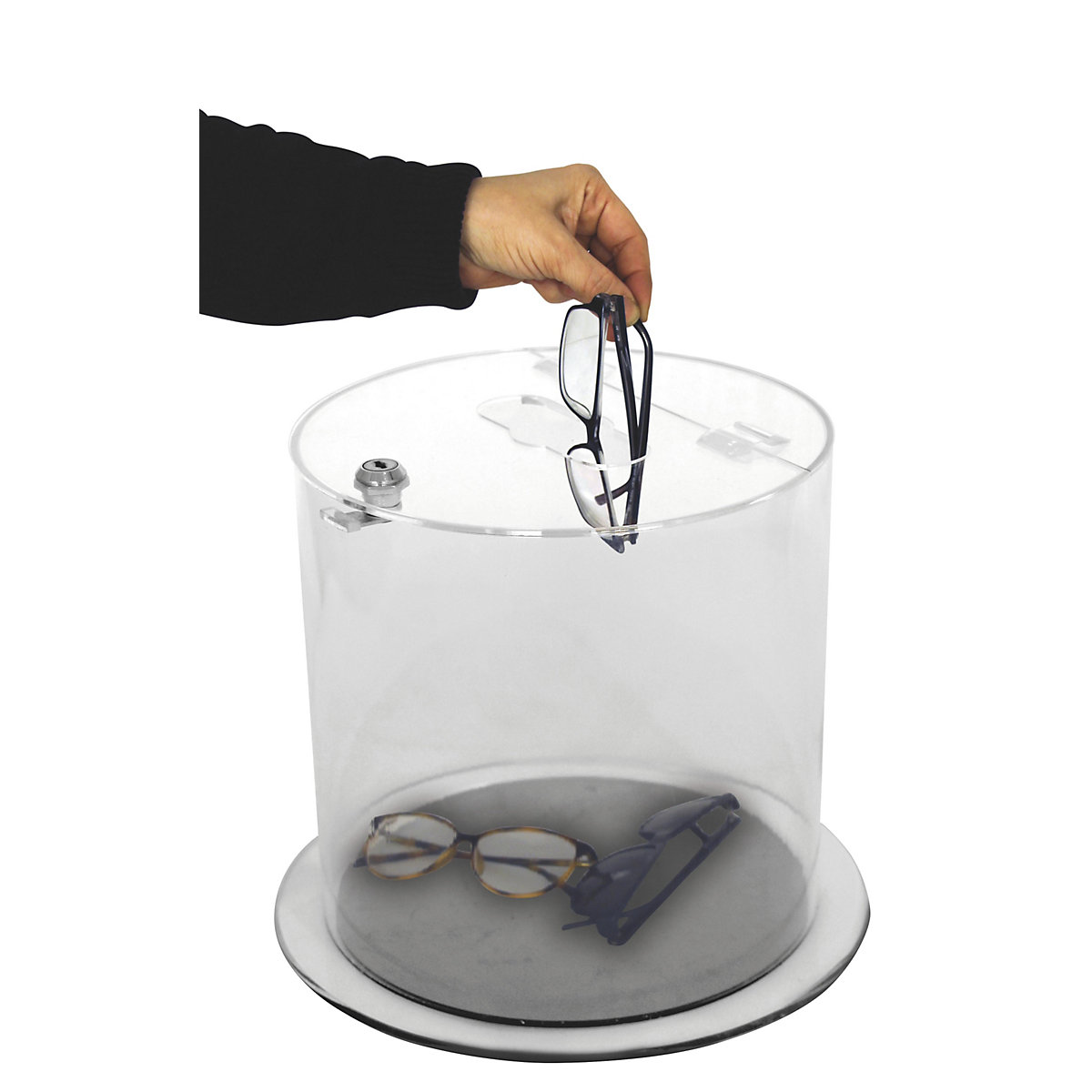 Behälter zur Sammlung von Handschuhen, Masken oder Batterien (Produktabbildung 7)