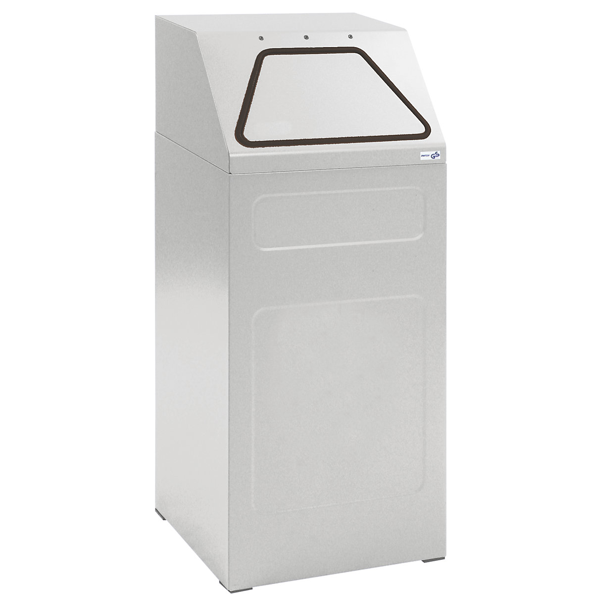 Recycling-Behälter, Volumen 65 l, BxHxT 400 x 960 x 380 mm, grau RAL 7035-4