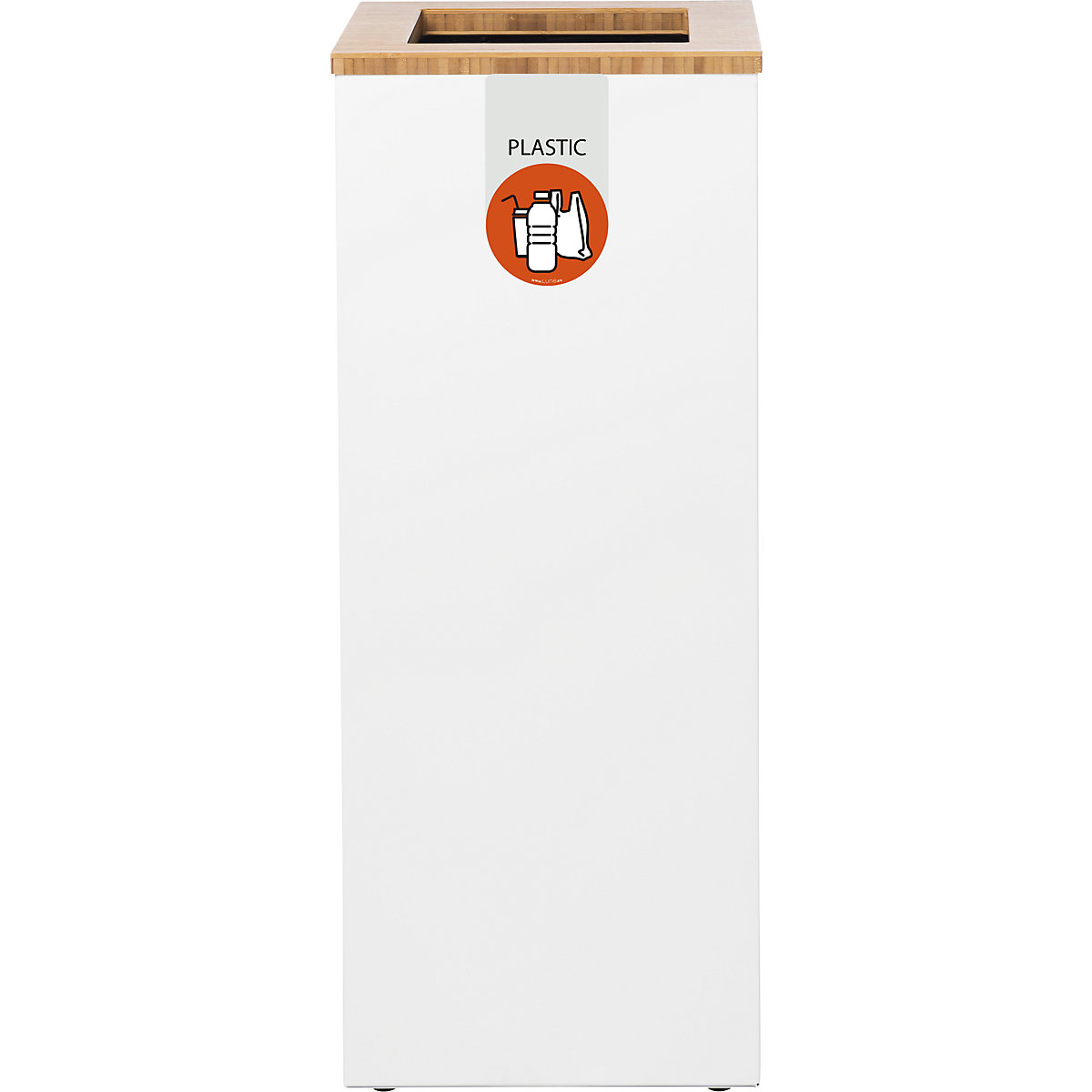 Wertstoffsammler Lune Paxa, 65 l, weiß/orange