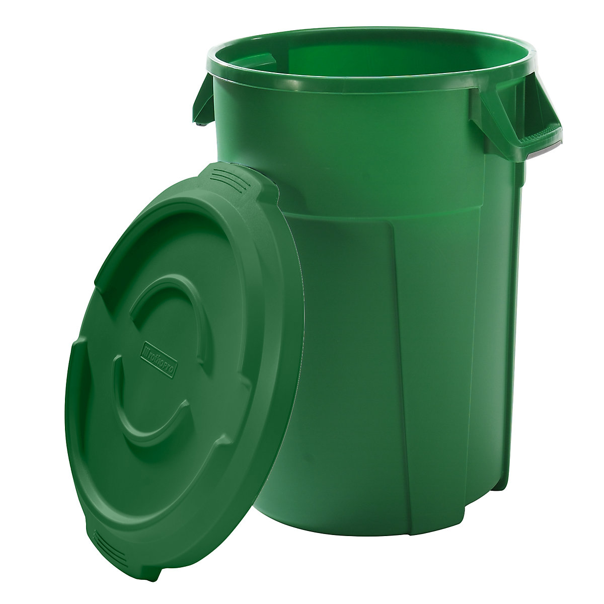 rothopro Multifunktionsbehälter mit Deckel, Volumen 120 l, lebensmittelecht, grün