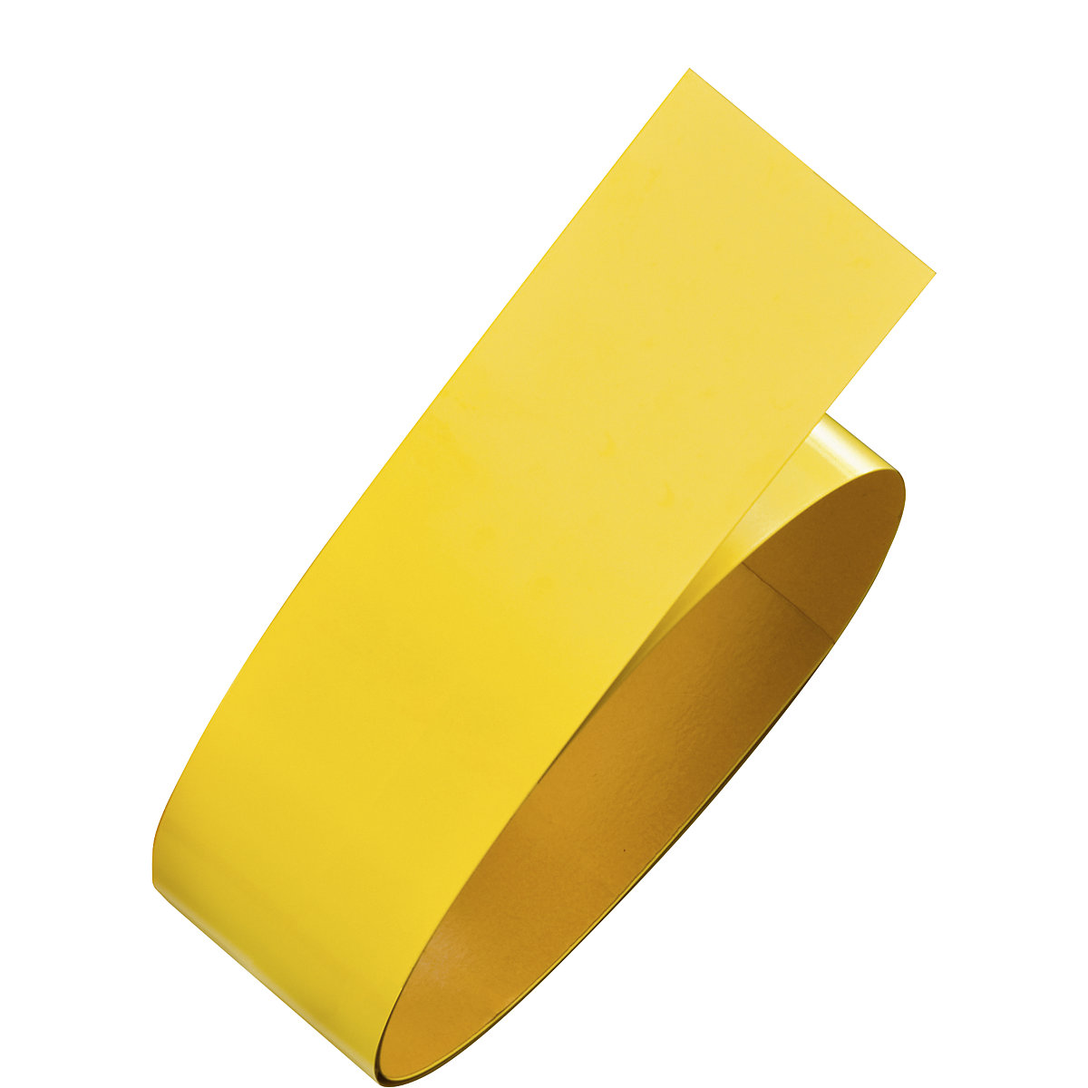 Bodenmarkierungsband aus Flachstahl, Breite 75 mm, Rollenlänge 1,5 m, gelb, ab 5 Stk-2