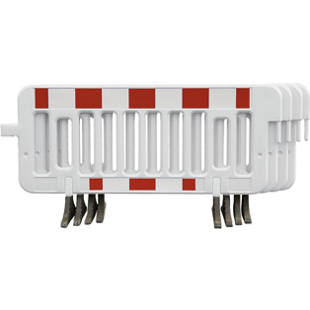 Absperrgitter, HDPE, Folie retroreflektierend