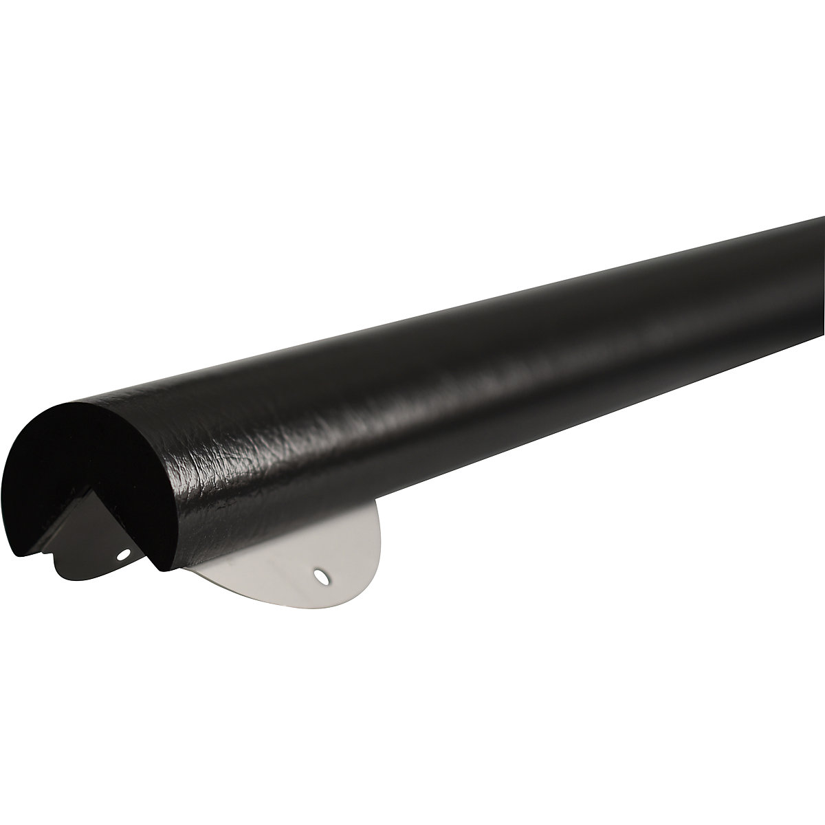 SHG Knuffi® Eckschutz mit Montageschiene, Typ A+, 1-m-Stück, schwarz