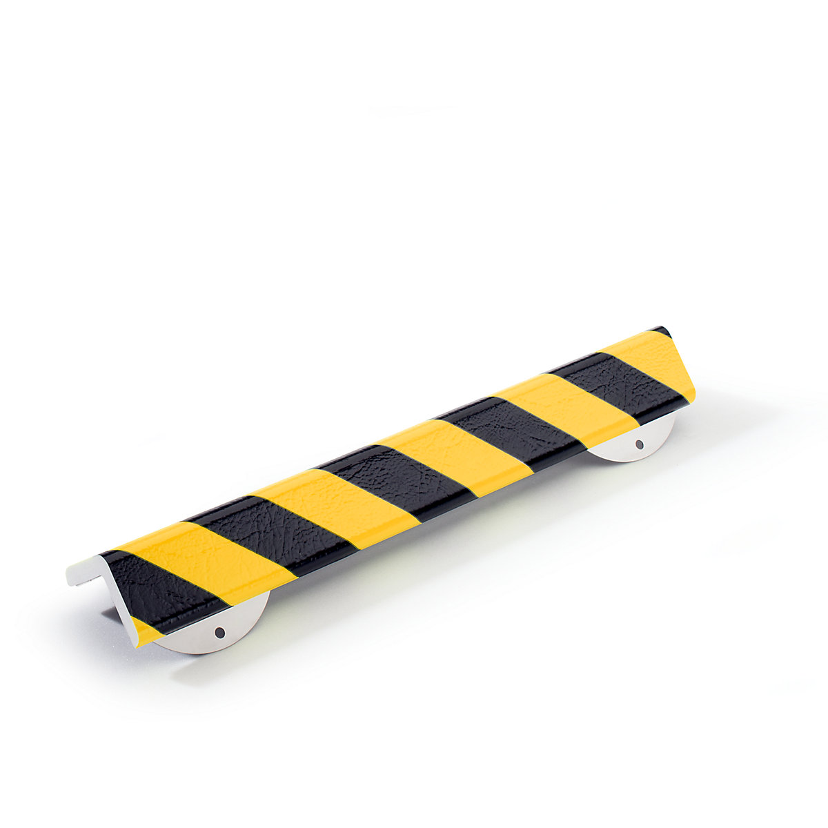 SHG Knuffi® Eckschutz mit Montageschiene, Typ H+, 500-mm-Stück, schwarz / gelb