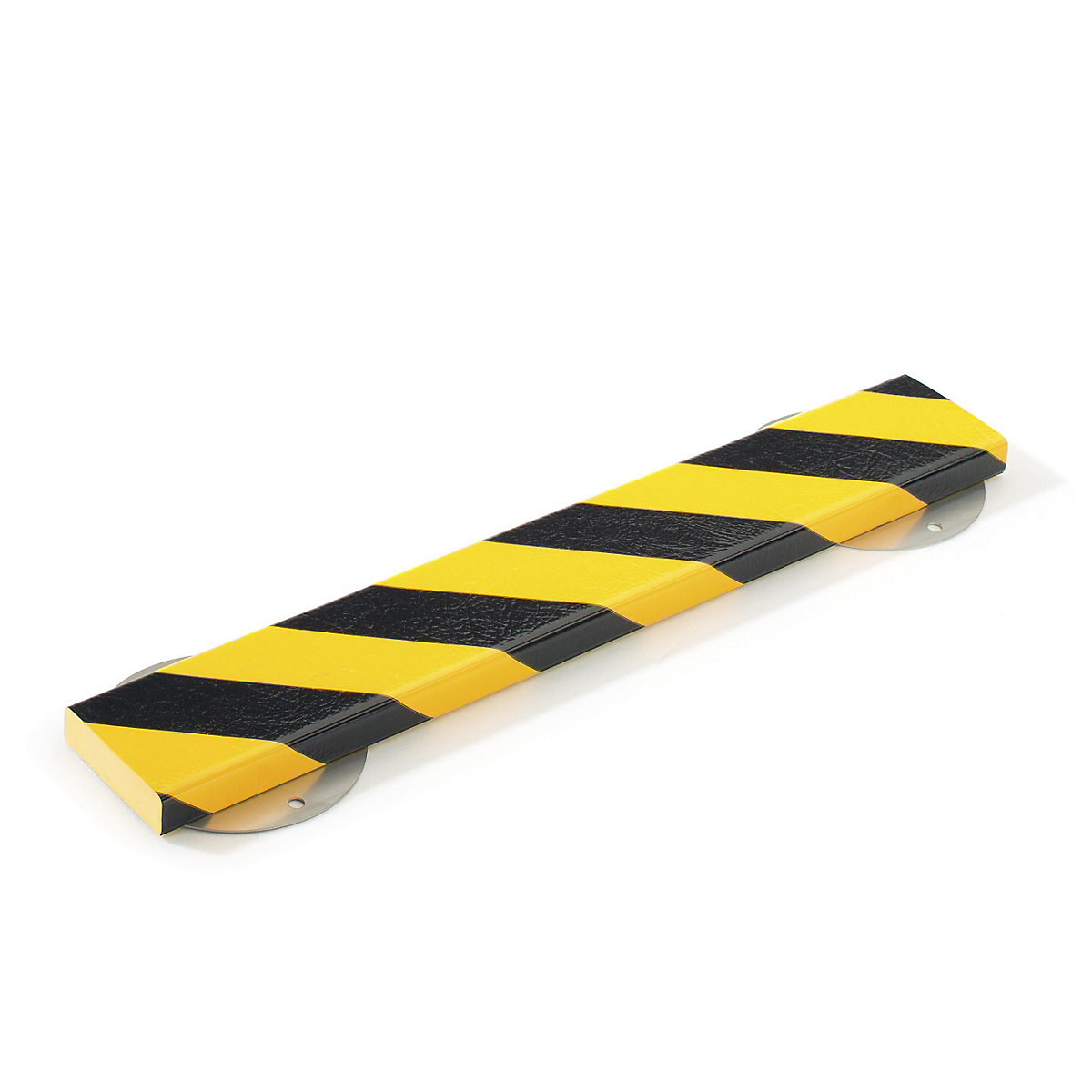 SHG Knuffi® Flächenschutz mit Montageschiene, Typ S, 1-m-Stück, schwarz / gelb