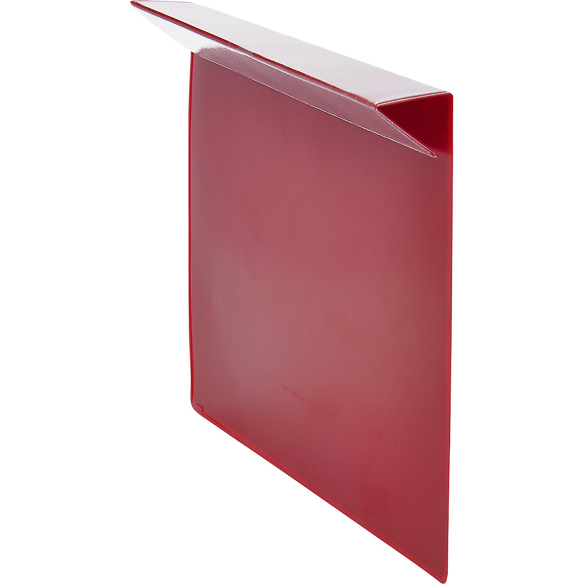 Beschriftungstaschen, VE 100 Stk, für Holzaufsatzrahmen, Papierformat DIN A5, rot-7