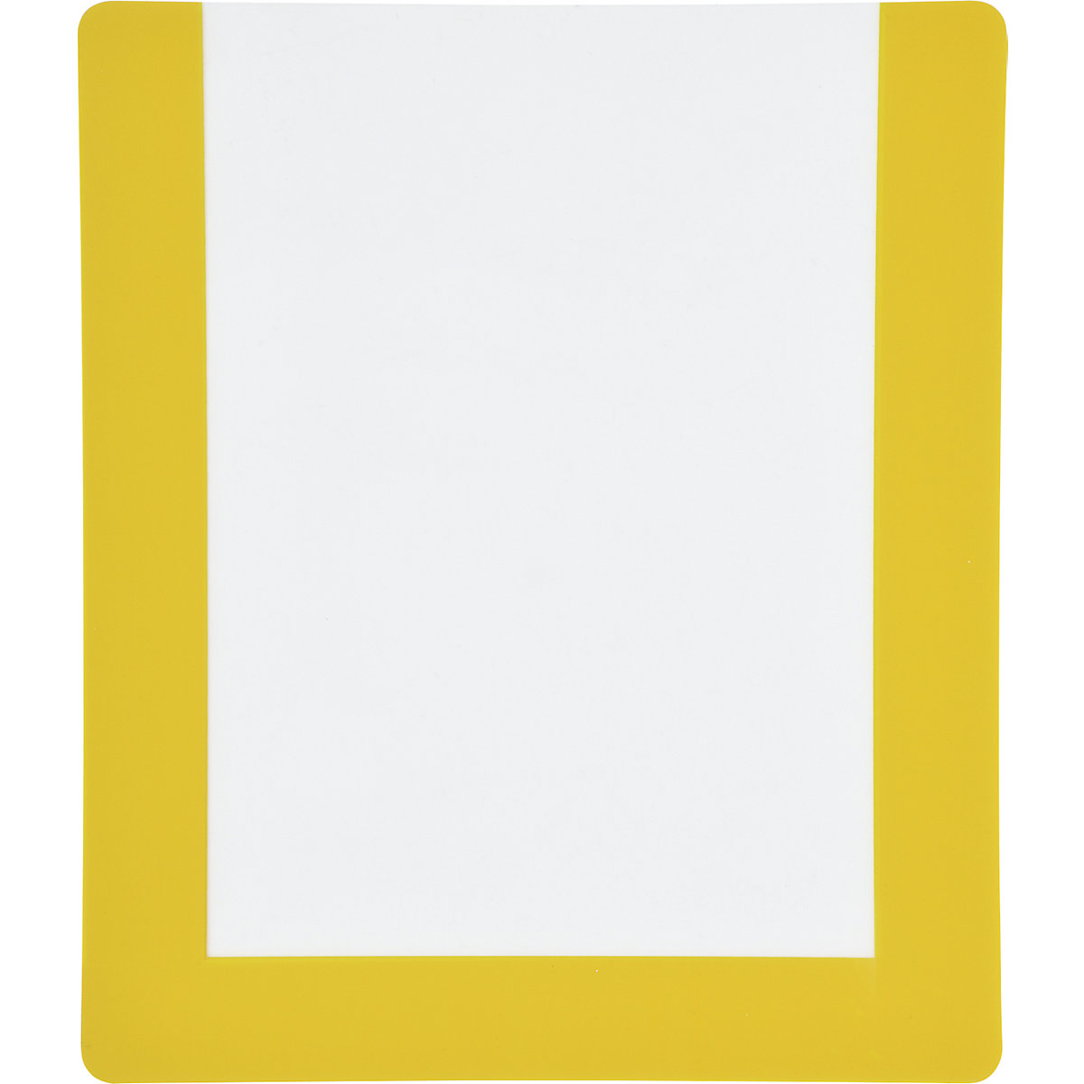 Bodenmarkierungstasche, mit Klebestreifen, VE 10 Stk, DIN A4, Rahmen gelb