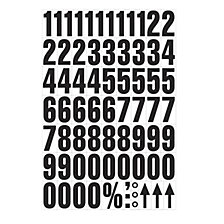 DIN-A4-Bogen mit Schriftzeichen