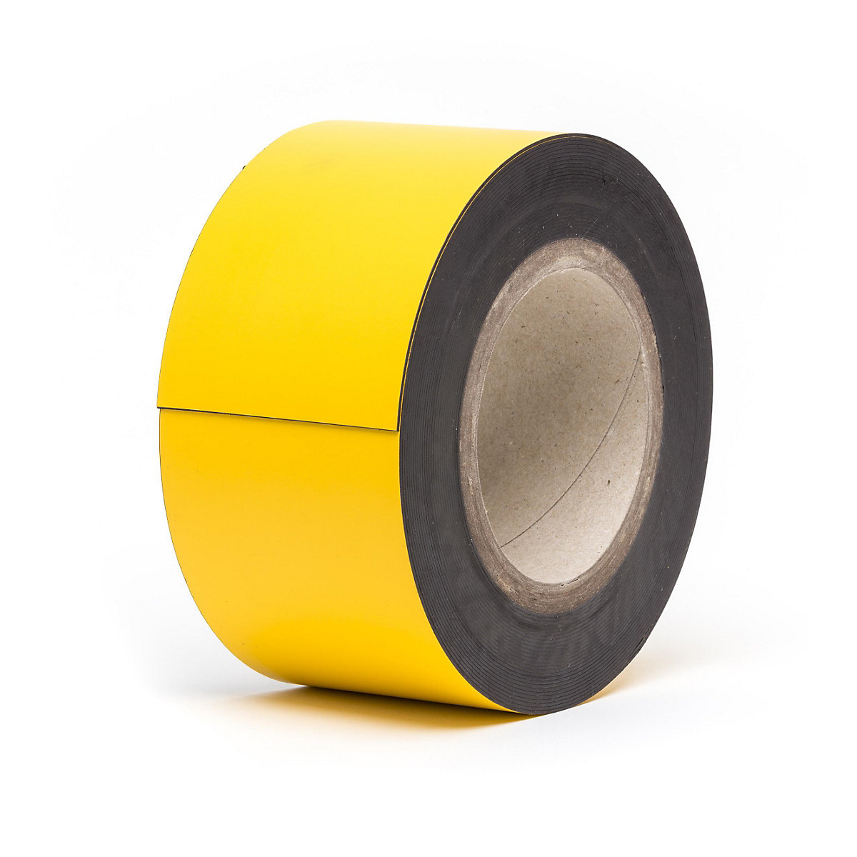 Magnet-Lagerschilder, Rollenware, gelb, Höhe 70 mm, Rollenlänge 10 m-14
