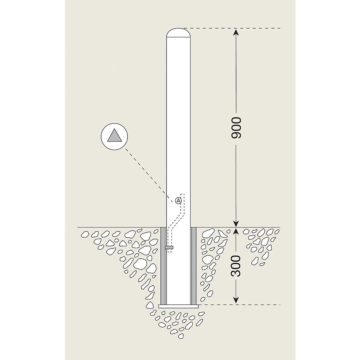 Edelstahlpoller (Produktabbildung 3)-2