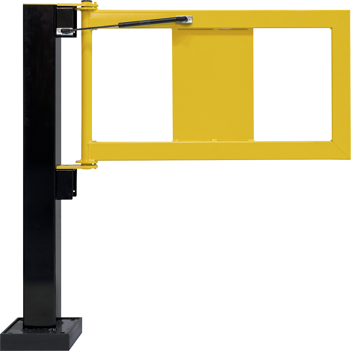 BLACK BULL Geländer-Tür mit Gasdruckfeder, LxBxH 30 x 905 x 520 mm, gelb
