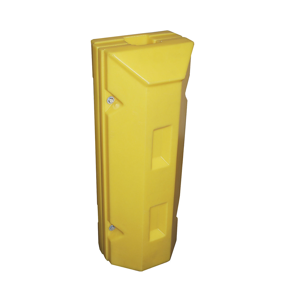 Säulen- und Pfostenschutz, aus Polyethylen, gelb, LxBxH 360 x 350 x 945 mm, Innenmaß 100 x 100 mm