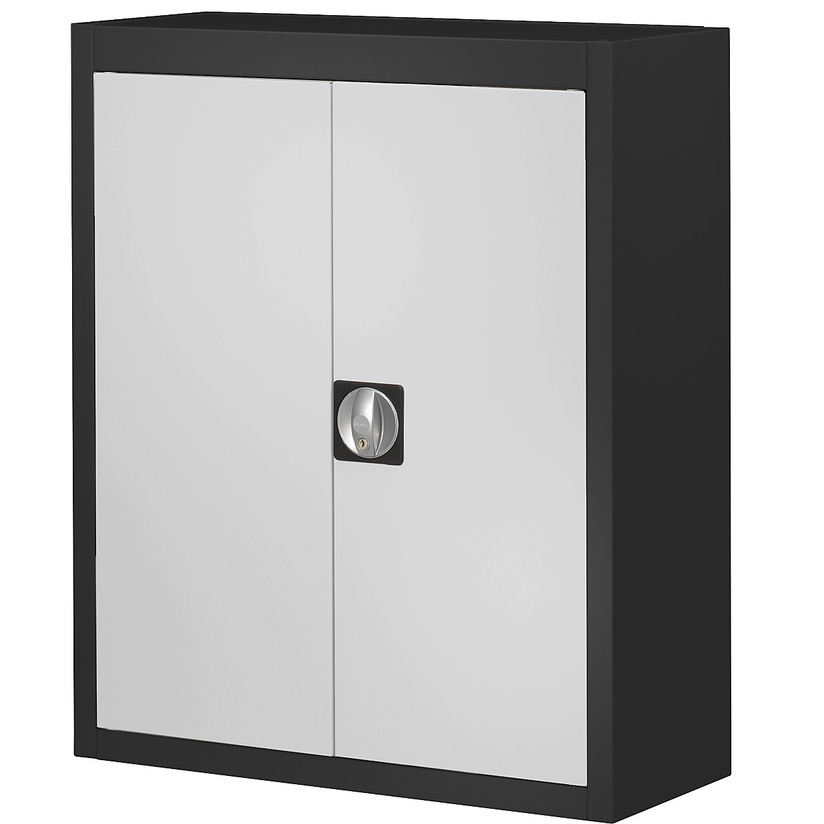 Rekesztároló szekrény, nyitott tárolódobozok nélkül – mauser, ma x szé x mé 820 x 680 x 280 mm, kétszínű, fekete váz, szürke ajtó, 3 db-tól-5