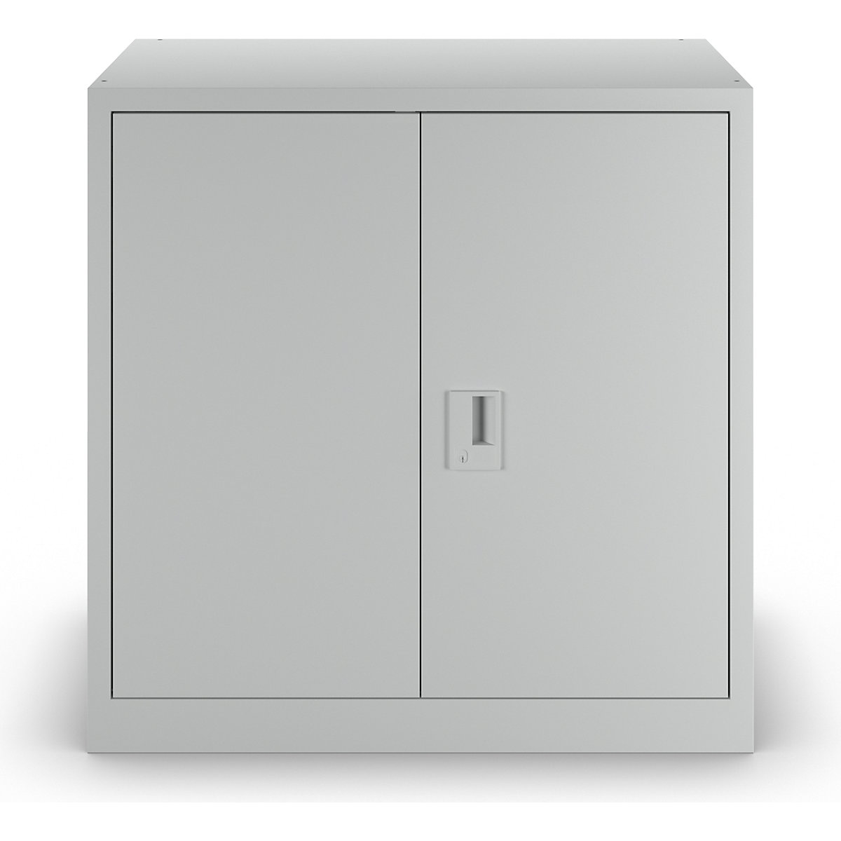 Szárnyasajtós szekrény, 2 polc – LISTA (Termék képe 2)-1