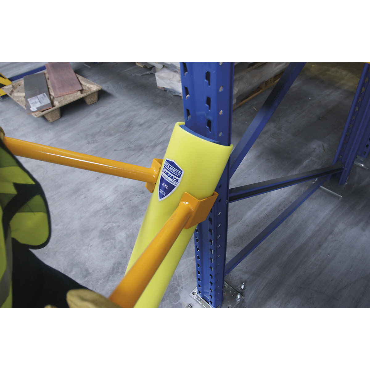 Protecție împotriva coliziunii pentru rafturi – Ampere Rack Mammut (Imagine produs 7)-6