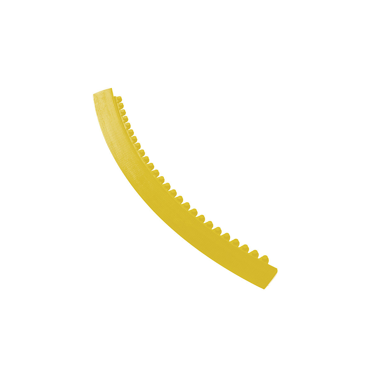 NOTRAX – Prag de muchie pentru covoraș cu unghi 22,5°, exterior, galben
