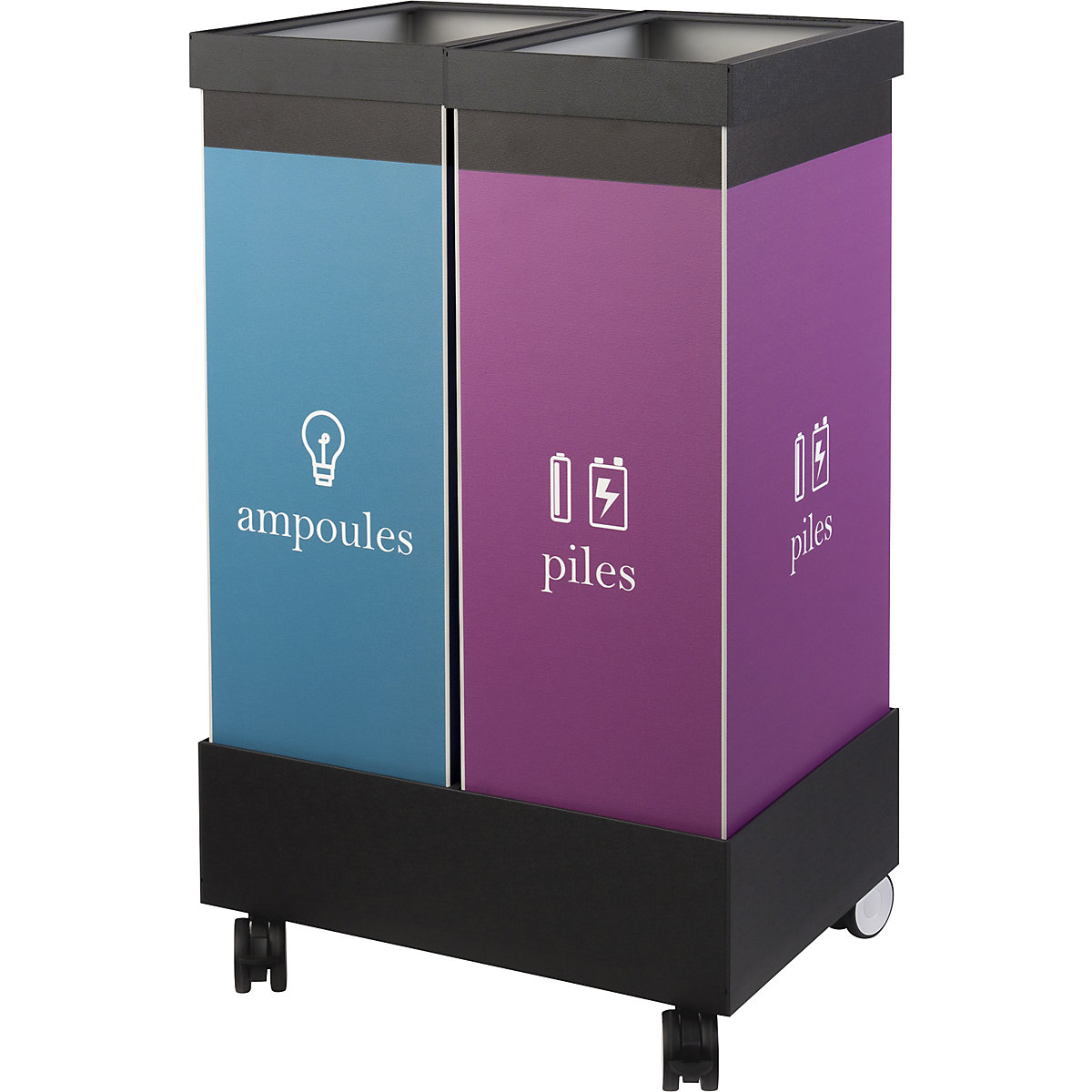 Cărucior pentru colectoare de materiale reciclabile – PAPERFLOW (Imagine produs 2)-1