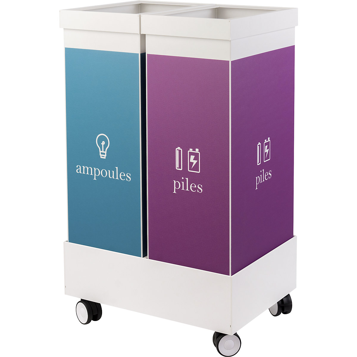 Cărucior pentru colectoare de materiale reciclabile – PAPERFLOW (Imagine produs 2)-1