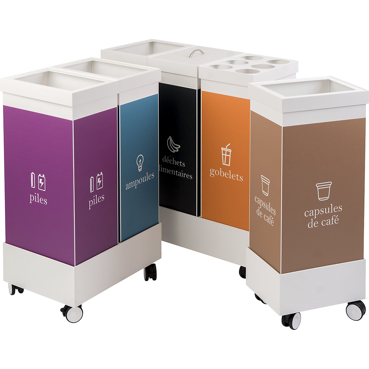 Cărucior pentru colectoare de materiale reciclabile – PAPERFLOW (Imagine produs 3)-2